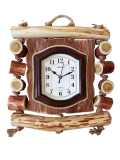 Nástěnné hodiny ze dřeva 40x40 cm