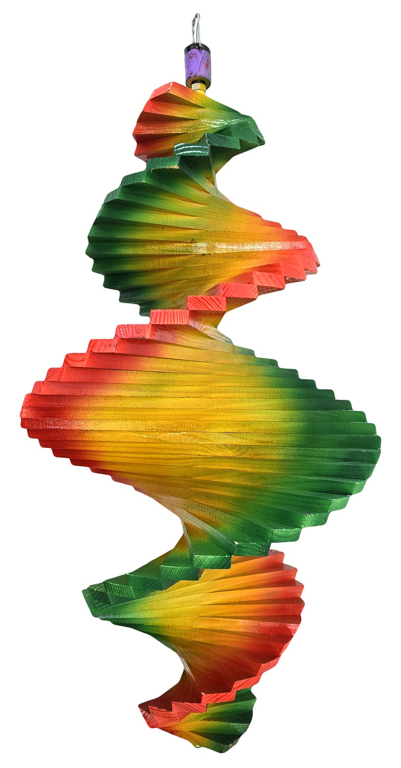 Dřevěná větrná spirála 60cm
