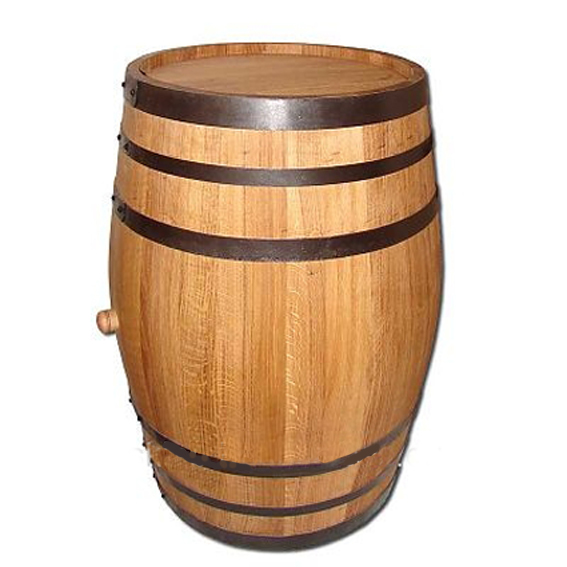 Ručně vyrobený dřevěný sud 100L  z dubového dřeva