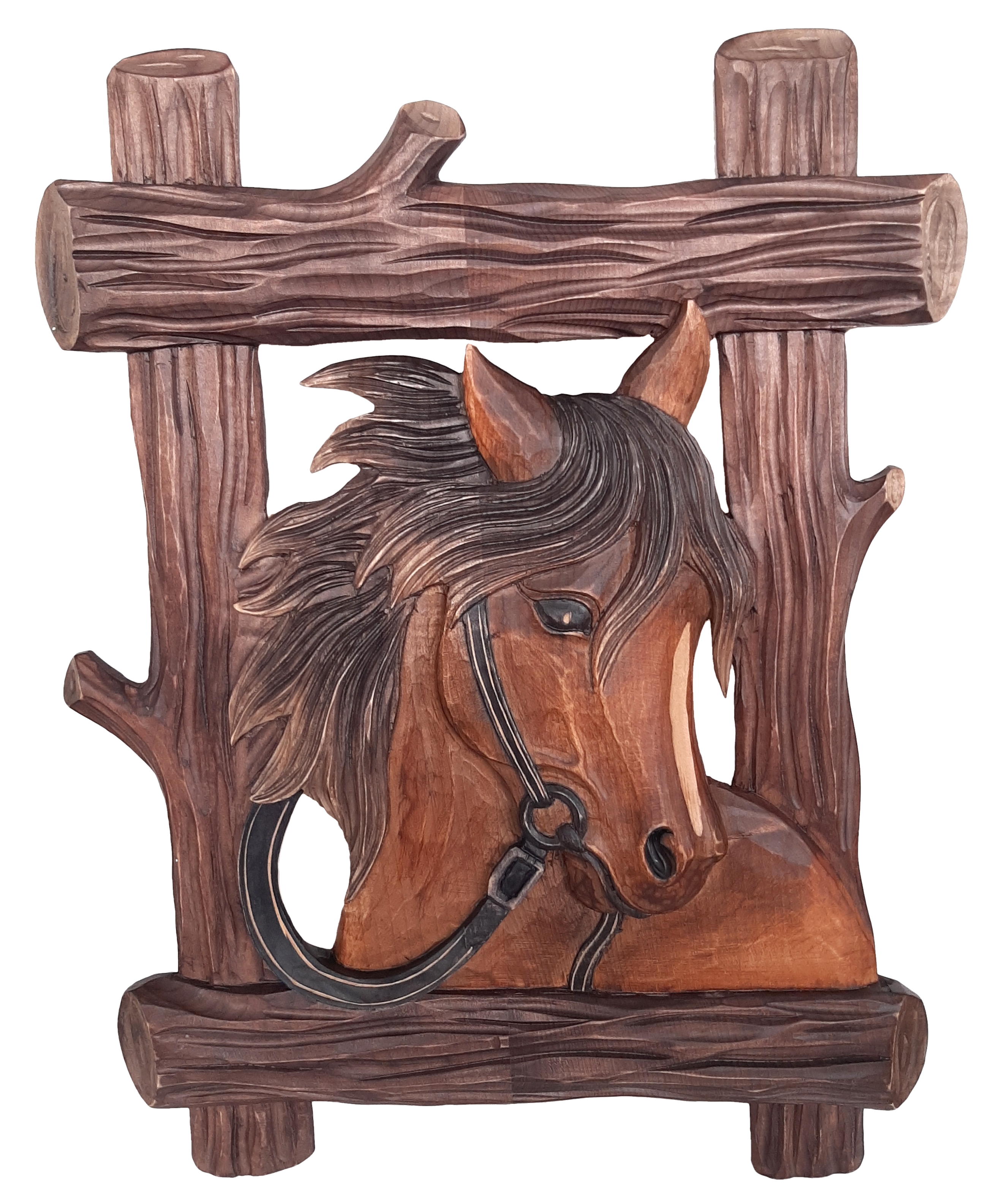 Hlava koně - obraz 51x38cm