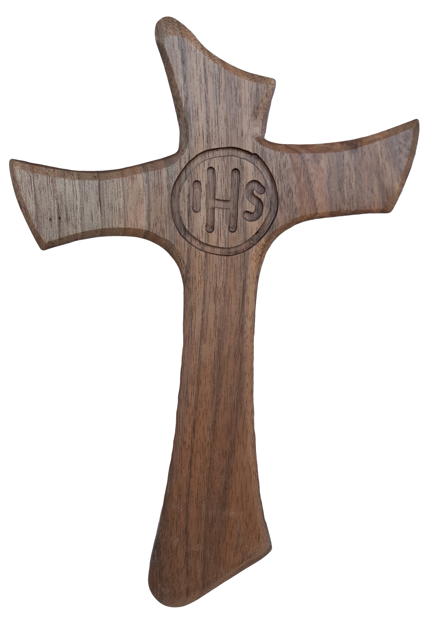 Dřevěný křížek IHS 30x19cm