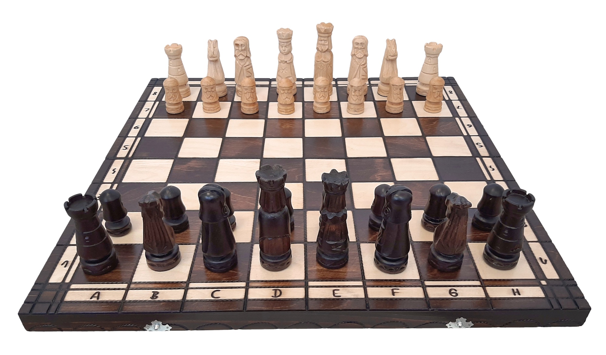 Dřevěné šachy 59,5 x 59,5 cm