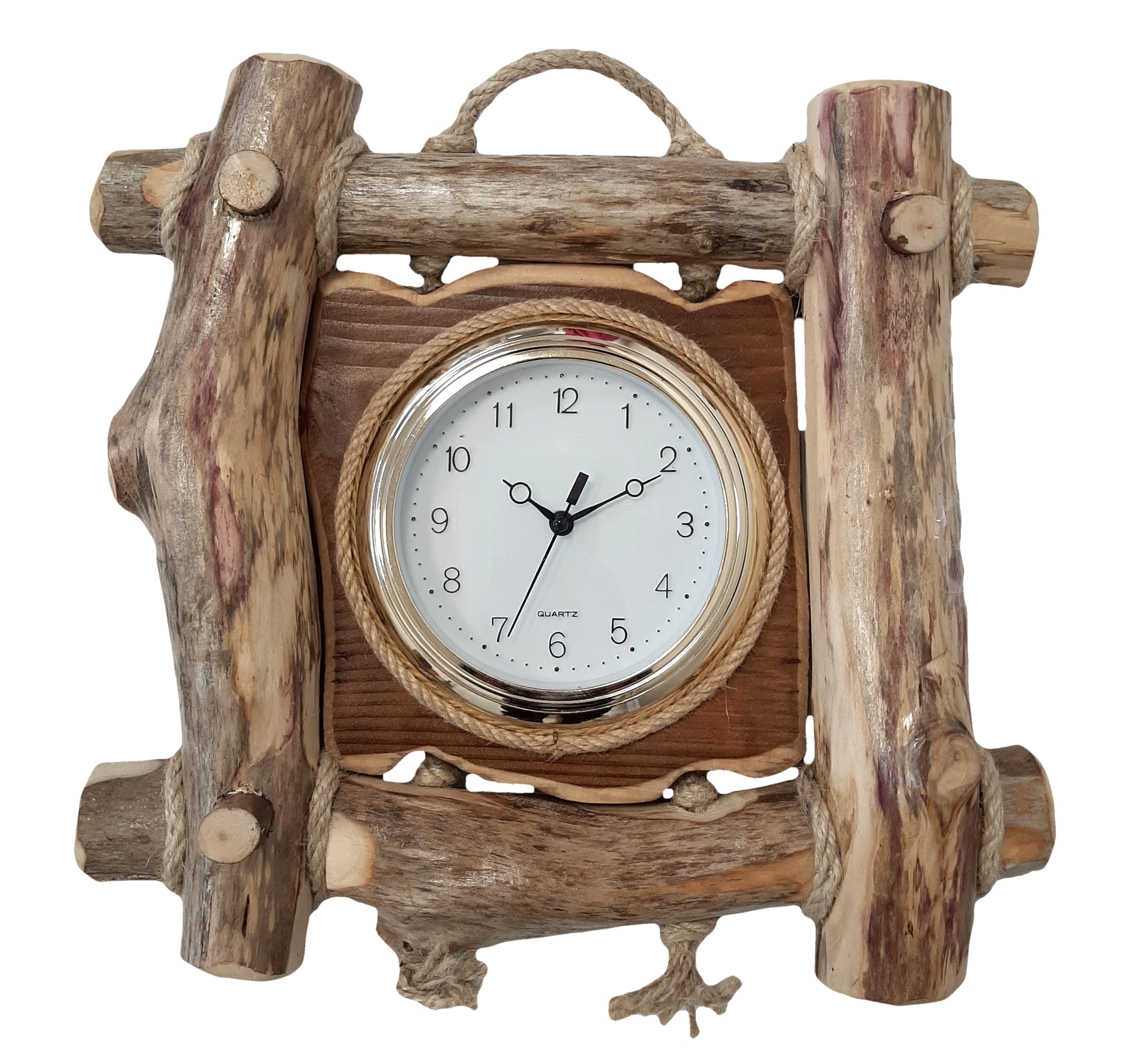 Nástěnné hodiny ze dřeva "C"