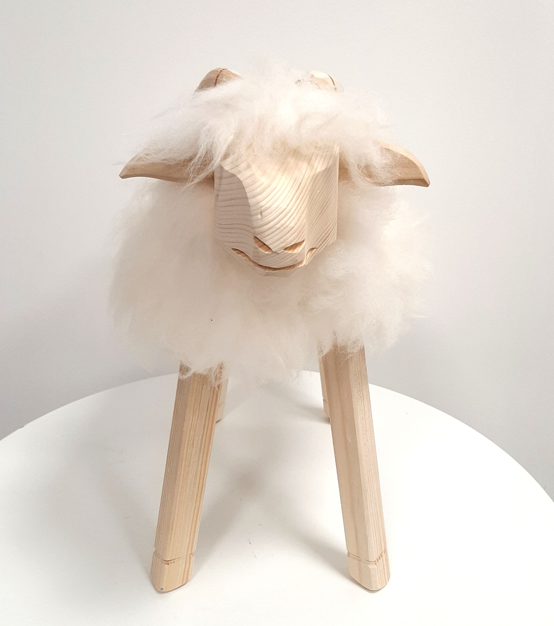Ovečka z ovčího rouna - 47x25x46 cm