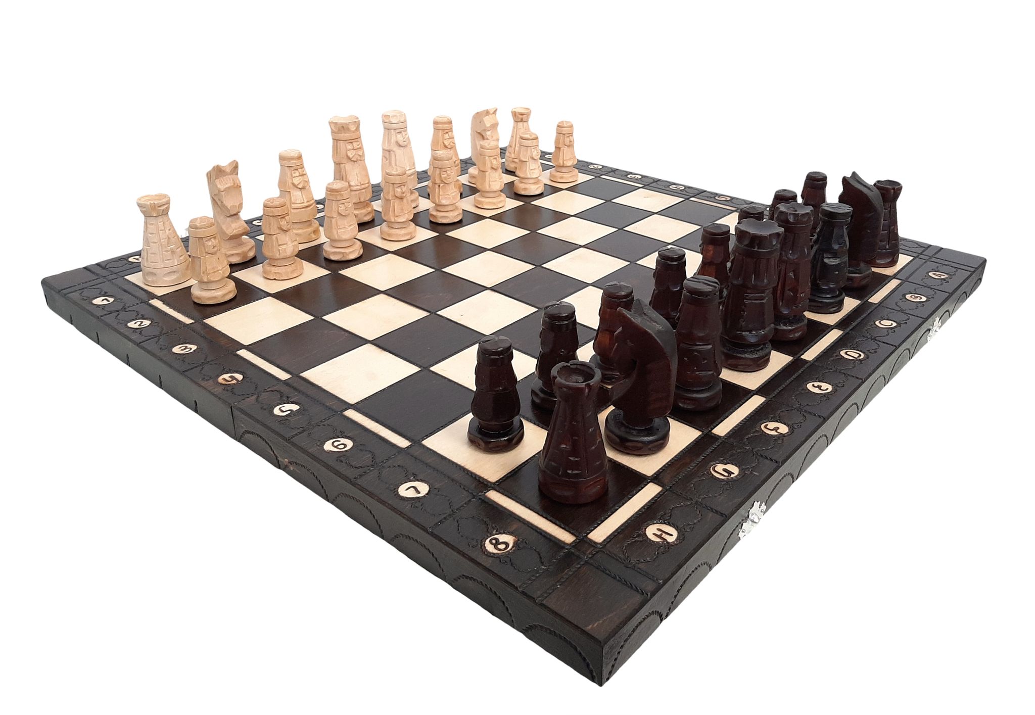 Dřevěné šachy 54x54