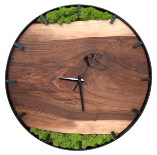 Mechové hodiny, kruh 45 cm