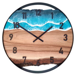 Dřevěné hodiny 50 cm