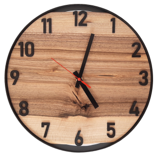Dřevěné hodiny 30 cm