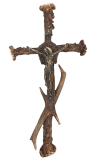 Kříž s Ježíšem z paroží
