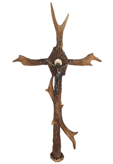 Kříž s Ježíšem z paroží