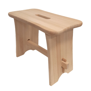 Dřevěný stolek, světlý 36x20x29 cm