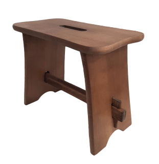Dřevěný stolek, tmavý 36x20x29 cm