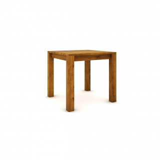 Dubový stůl 80 x 80 cm , jantarový